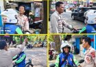 Sat Binmas Polres Sukabumi Jalin Silaturahmi Kamtibmas Bersama Ojol Kamtibmas di Palabuhanratu
