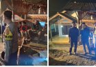 Polsek Cidahu Polres Sukabumi Sambangi Pos Satkamling, Tingkatkan Peran Aktif Warga Jaga Kamtibmas