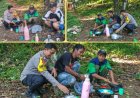 Bhabinkamtibmas Sukamaju Dekatkan Diri dengan Warga Lewat Door to Door