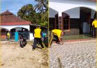 Polsek Ciemas Polres Sukabumi Gelar Apel Olahraga Pagi dan Korve untuk Tingkatkan Disiplin serta Kebersihan Lingkungan