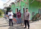 Polsek Kalapanunggal Polres Sukabumi Sambang dan DDS Warga Desa Palasarigirang, Sampaikan Himbauan Kamtibmas dan Ketahanan Pangan