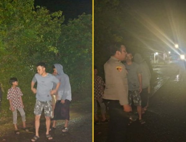 Polsek Ciemas Polres Sukabumi Tingkatkan Kegiatan Kontrol Satkamling di Wilayah Tamanjaya