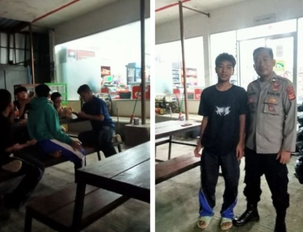 Polsek Ciemas Polres Sukabumi Gelar Patroli Biru Antisipasi Gangguan Kamtibmas dan Kriminalitas Malam Hari